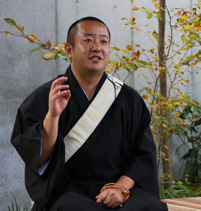 Mr. Nobutoshi Kanayama, Head priest of Gatsuzoji Temple